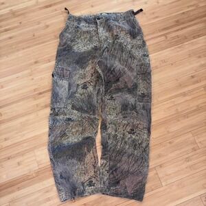 Cabela's Camo realtree Pants Hunting baggy Trail Tactical Baggy Fit 90s